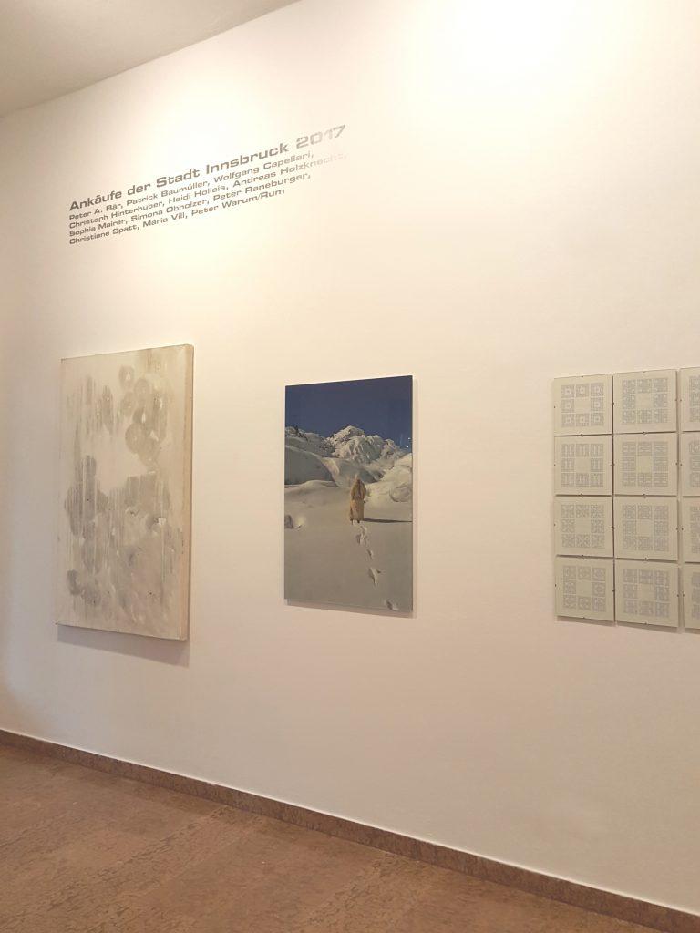 Ausstellungsansicht 2 // Kunstankäufe der Stadt Innsbruck 2017 // Galerie im Andechshof // 2017