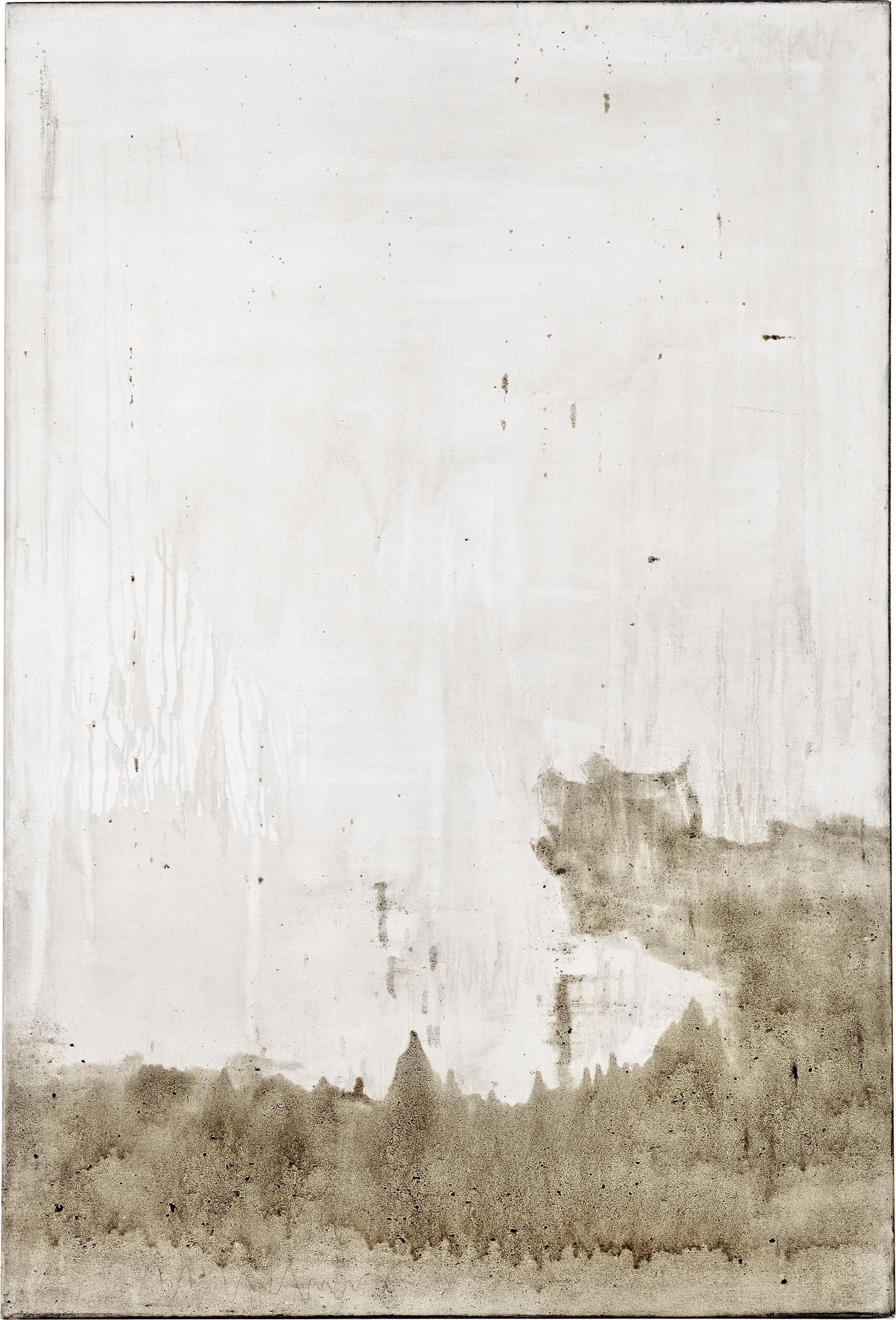 Ashes to Ashes 1   // Asche in Eitempera auf Leinwand // 150 x 100 cm // 2011
